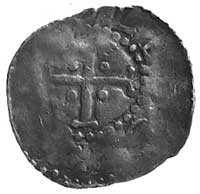 król Henryk II, hrabia Berthold, denar bity w latach 1002-1008, Aw: Głowa w diademie w prawo i nap..