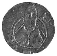 Bonifacy IX 1389-1404 (Pietro Tomacelli), AR bolognino, Aw: Popiersie w mitrze i napis B....V..., ..