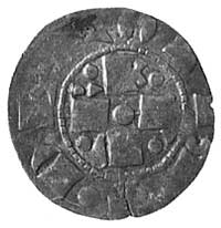Bonifacy IX 1389-1404 (Pietro Tomacelli), AR bolognino, Aw: Popiersie w mitrze i napis B....V..., ..