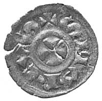 Orio Malipiero 1178-1182, denar, Aw: Mały krzyż i napis S. MARCVS, Rw: Krzyżyk i napis DVX..N.., C..