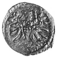 denar 1555, Elbląg, Aw: Orzeł, Rw: Herb Elbląga, Kop.I.3 -rr-, Gum.654, T.7