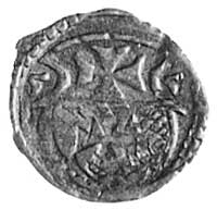 denar 1555, Elbląg, Aw: Orzeł, Rw: Herb Elbląga,