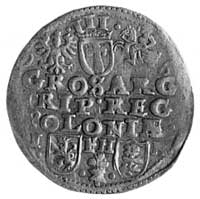 trojak 1596, Poznań, j.w., Kop.XXIV.l -rr-, Wal.