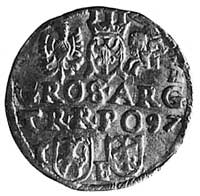 trojak 1597, Lublin, j.w., Kop.XLV.2a -rr-, Wal.LXXX R