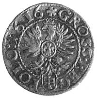 grosz 1616, Kraków, j.w., Kop.XIVk.11 -rrr-, Gum