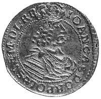 2 dukaty 1665, Toruń, Aw: Popiersie i napis, Rw: Herb Torunia i napis, Kop.209.I.5 -rr-, Fr.59(51)..