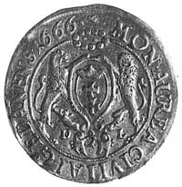 dukat 1666, Gdańsk, j.w., Kop.221.II.15 -r-, Fr.
