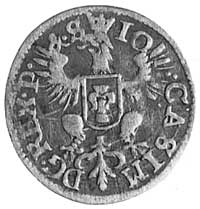 dwugrosz 1651, Wschowa, Aw: Orzeł i napis, Rw: Korona i napis, Kop.67.I.2a -r-, Gum.1668