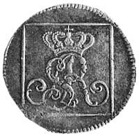 grosz srebrny 1766, Warszawa, Aw: Monogram króle