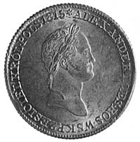 1 złoty 1830, Warszawa, j.w., Plage 73, egzemplarz w stanie gabinetowym