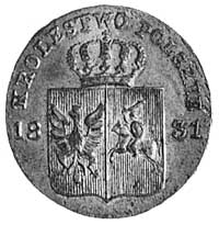 10 groszy 1831, Warszawa, j.w., Plage 279, łapy 