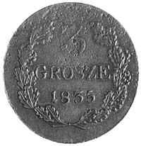 3 grosze 1835, Wiedeń, Aw: Herb Krakowa, Rw: j.w