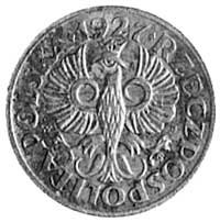 1 grosz 1927, jak moneta obiegowa, nakład 100 sz