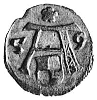 denar 1559, Królewiec, Aw: Orzeł, Rw: j.w., Kop.
