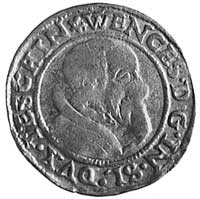 grosz 1559, Cieszyn, Aw: Popiersie Wacława III A