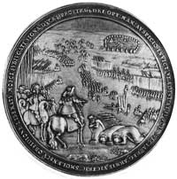 medal sygnowany S.D. (Sebastian Dadler) wybity w 1636 r. dla upamiętnienia uwolnienia Smoleńska, p..