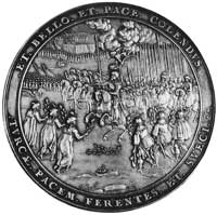 medal sygnowany S.D. (Sebastian Dadler) wybity w 1636 r. dla upamiętnienia uwolnienia Smoleńska, p..