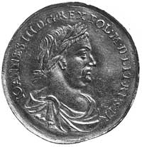 medal wagi 3 dukatów sygnowany J.h. ( Jan Höhn junior) wybity 1677 r. poświęcony ponownemu otwarci..