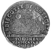 medal nie sygnowany wybity w 1717 r. w Saksonii 