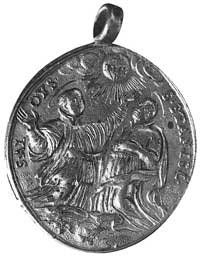 medal lany nie sygnowany ku czci św. Stanisława 
