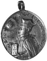 medal lany nie sygnowany ku czci św. Stanisława 
