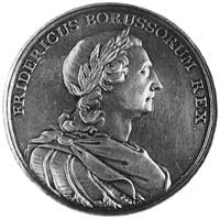 medal sygnowany I.A. (Jakub Abram- medalier berliński) wybity w 1772 r. na pamiątkę przyłączenia d..