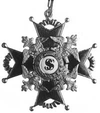 krzyż Orderu Św. Stanisława, lata 30-te XIX w., 