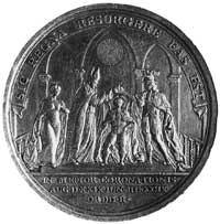 medal sygnowany M.F. (Frumerie- medalier sztokholmski) i F. Fehrman (medalier sztokholmski), wybit..