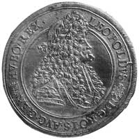 talar 1693, Krzemnica, Aw: Popiersie i napis w otoku, Rw: Orzeł Habsburski i napis, Her.736, Dav.3..