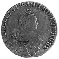 6 groszy 1761, Moskwa (okupacja rosyjska), Aw: P