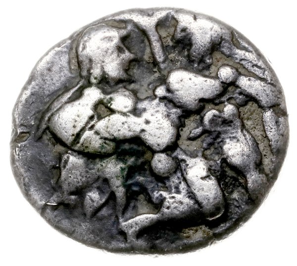 drachma (1/3 statera), ok. 500-480 pne; Aw: Saty