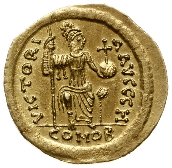 solidus 567-578, Konstantynopol; Aw: Popiersie c
