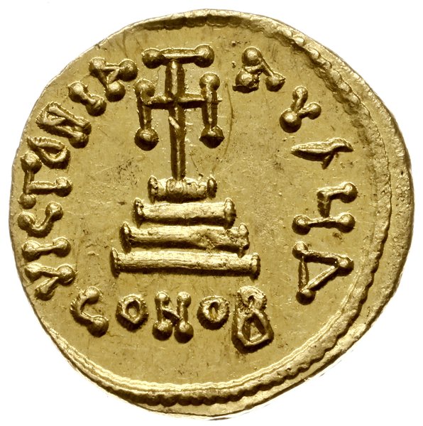 solidus 651-654, Konstantynopol; Aw: Popiersie c