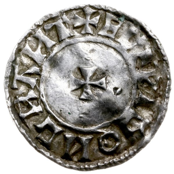 denar typu small cross, 1009-1017, mennica Cambr