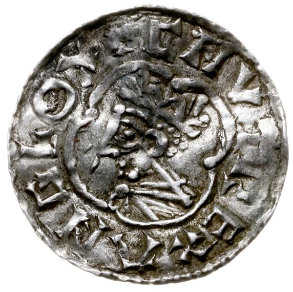 denar typu quatrefoil, 1018-1024, mennica Norwic