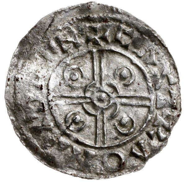 denar ok. 1022-1050, mennica Sigtuna; Aw: Popier