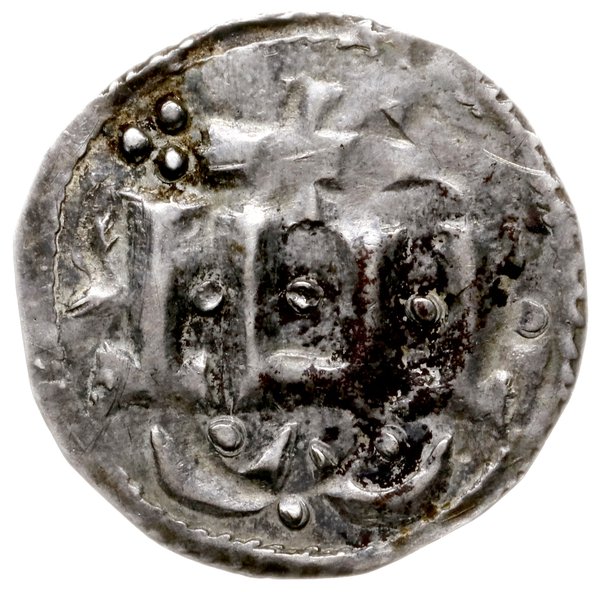 półbrakteat, ok. 940-960 r., Hedeby; Aw: Zbarbar