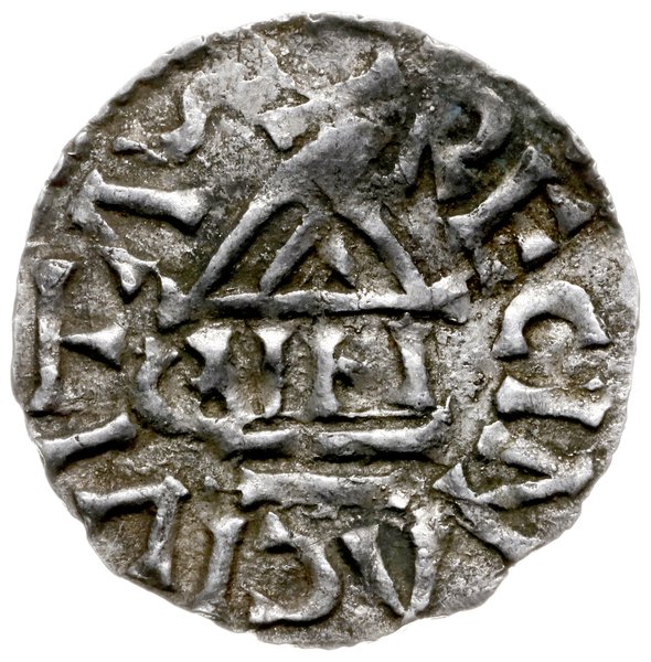 denar 948-955, mincerz Cuni; Krzyż z trzema kulk