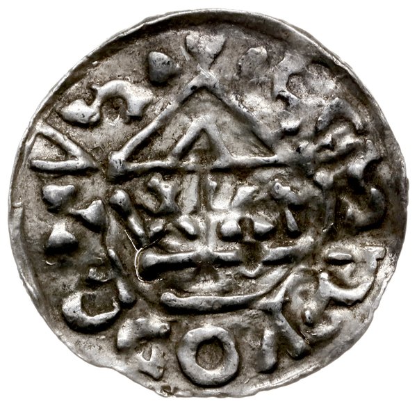 denar 995-1002, mincerz Vaz; Krzyż z dwoma kółka