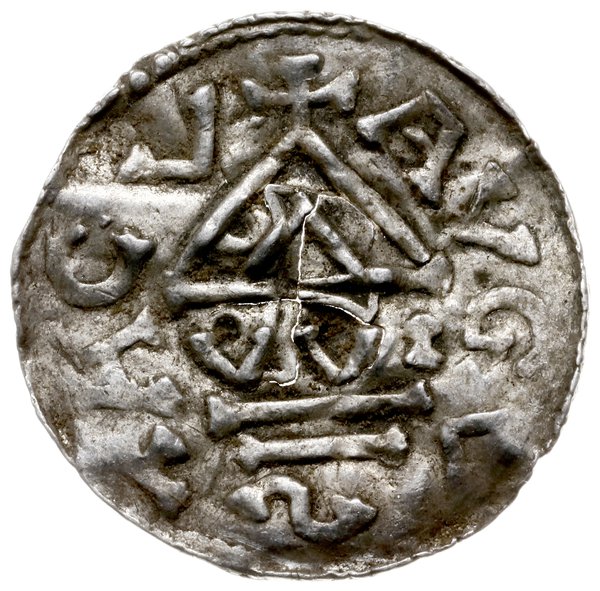 denar 989-996, mincerz Vilja; Krzyż z kółkiem i 