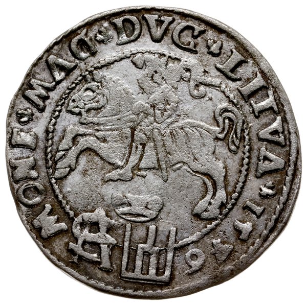 grosz na stopę polską 1546, Wilno; odmiana z dat