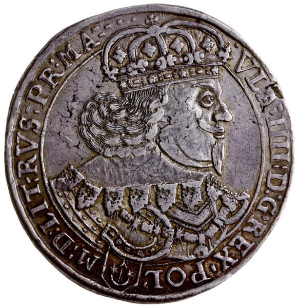 talar 1642, Bydgoszcz; Aw: Popiersie króla w pra