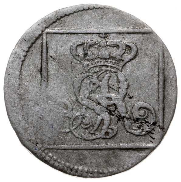 grosz srebrny 1766 FS, Warszawa; bez napisu po b