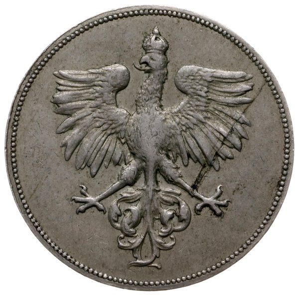 50 groszy 1919, Birmingham; odmiana z małym Orłe