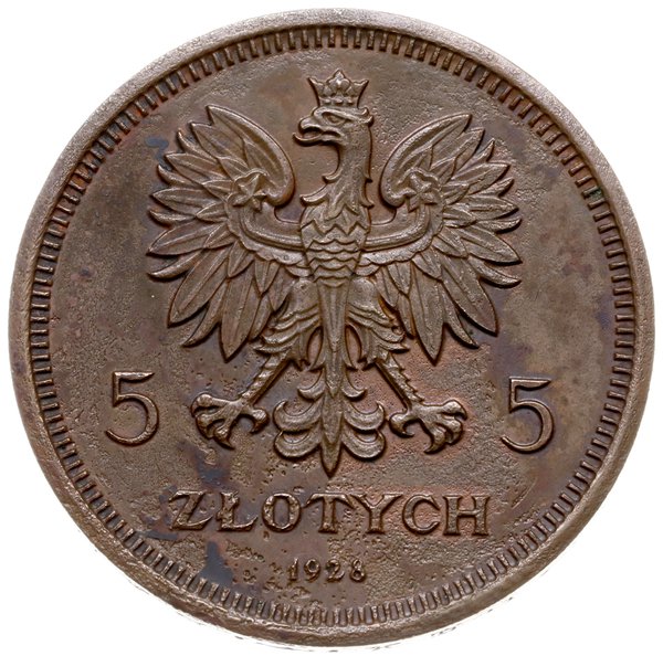 5 złotych 1928, Warszawa