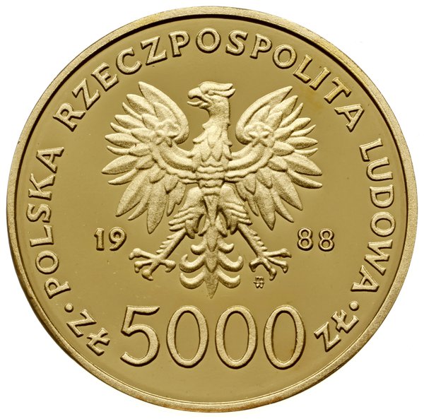 10.000, 5.000, 2.000 i 1.000 złotych 1988 r, War