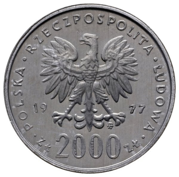 2.000 złotych 1977, Warszawa; Fryderyk Chopin (1