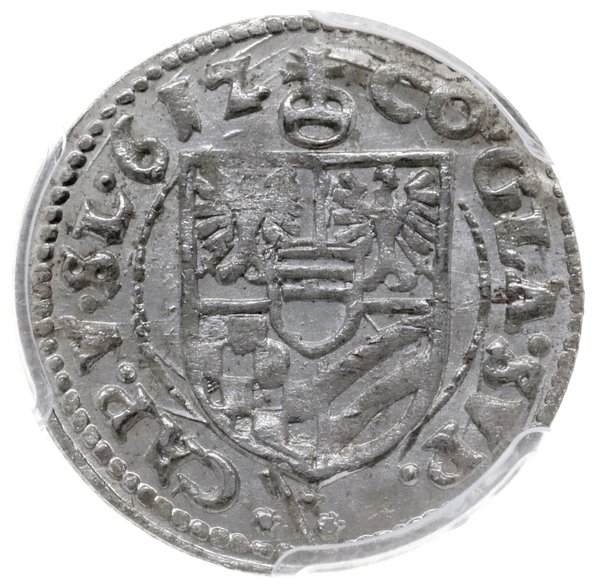 3 krajcary 1612, Oleśnica; odmiana z obwódką na 