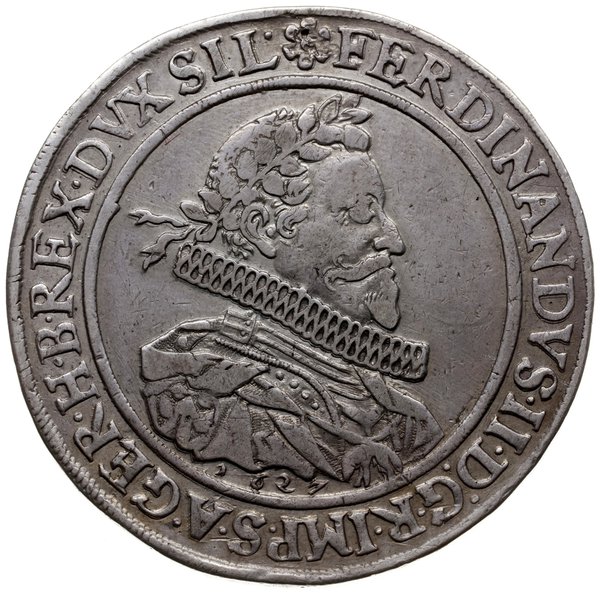 talar 1627, Wrocław; Aw: Popiersie w prawo i nap