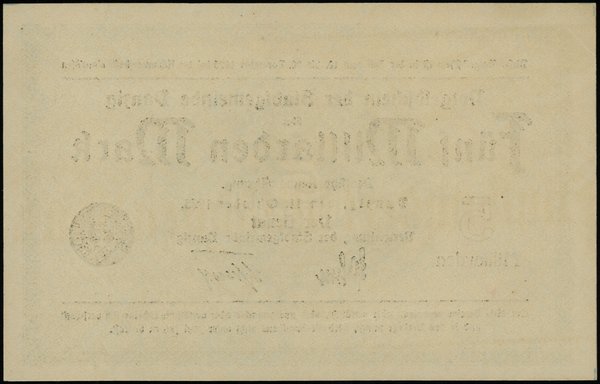 5 miliardów marek, 11.10.1923, znak wodny “kwadraty”, bez numeracji